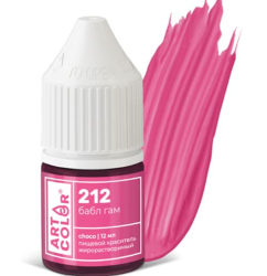 Краситель жирорастворимый Бабл гам Art Color choco, 12 мл Изображение Краситель жирорастворимый Бабл гам Art Color choco, 12 мл